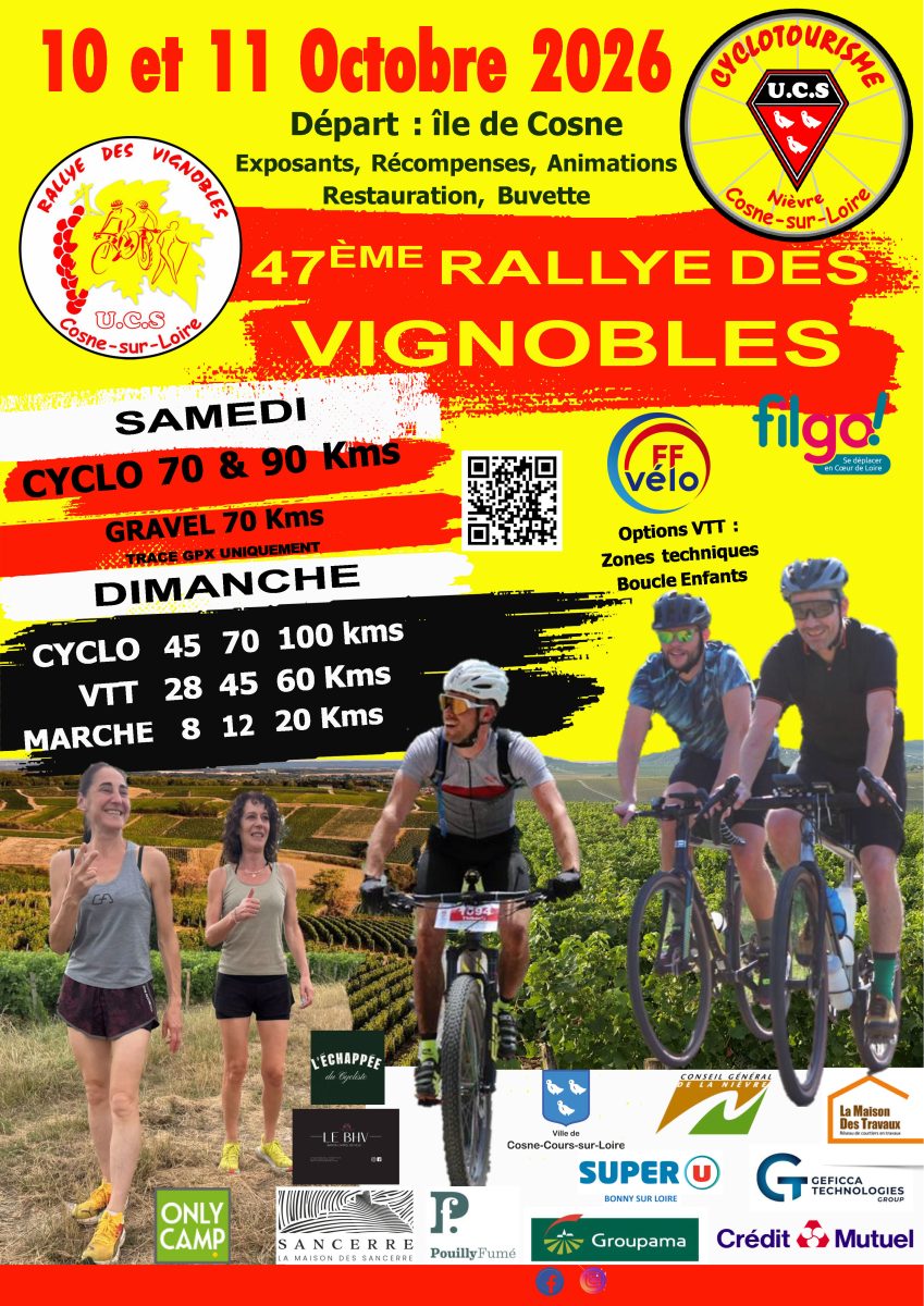 47ème Rallye des Vignobles Cosne Pouilly Sancerre