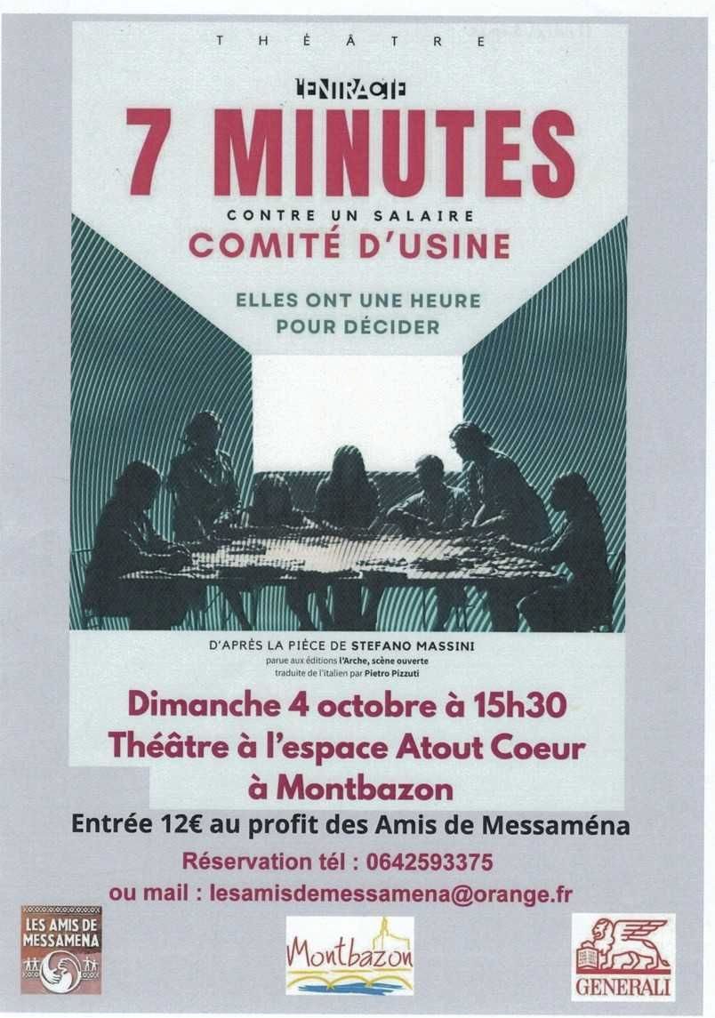 Spectacle : "7 minutes contre un salaire, comité d'usine"