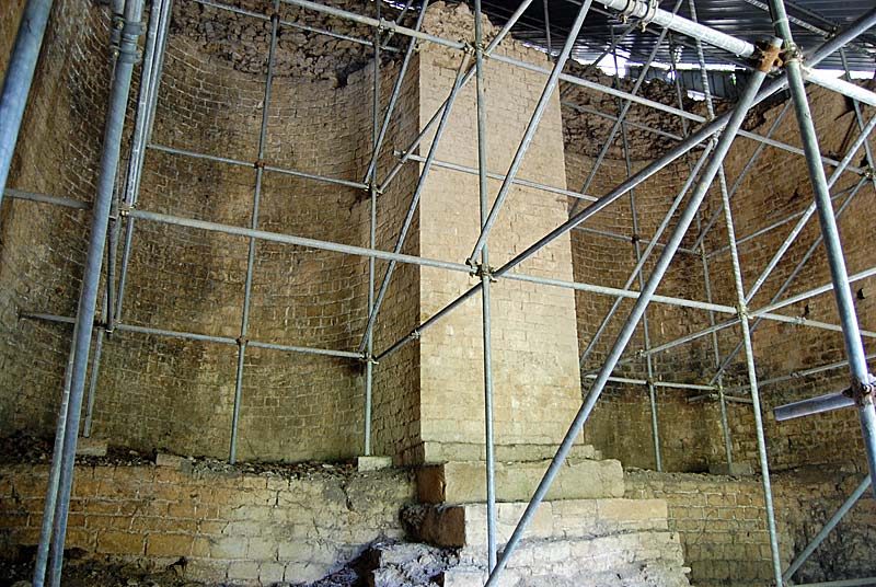 Mur de soutènement gallo-romain