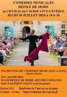 Récital et défilé de mode au Château du Cayrou