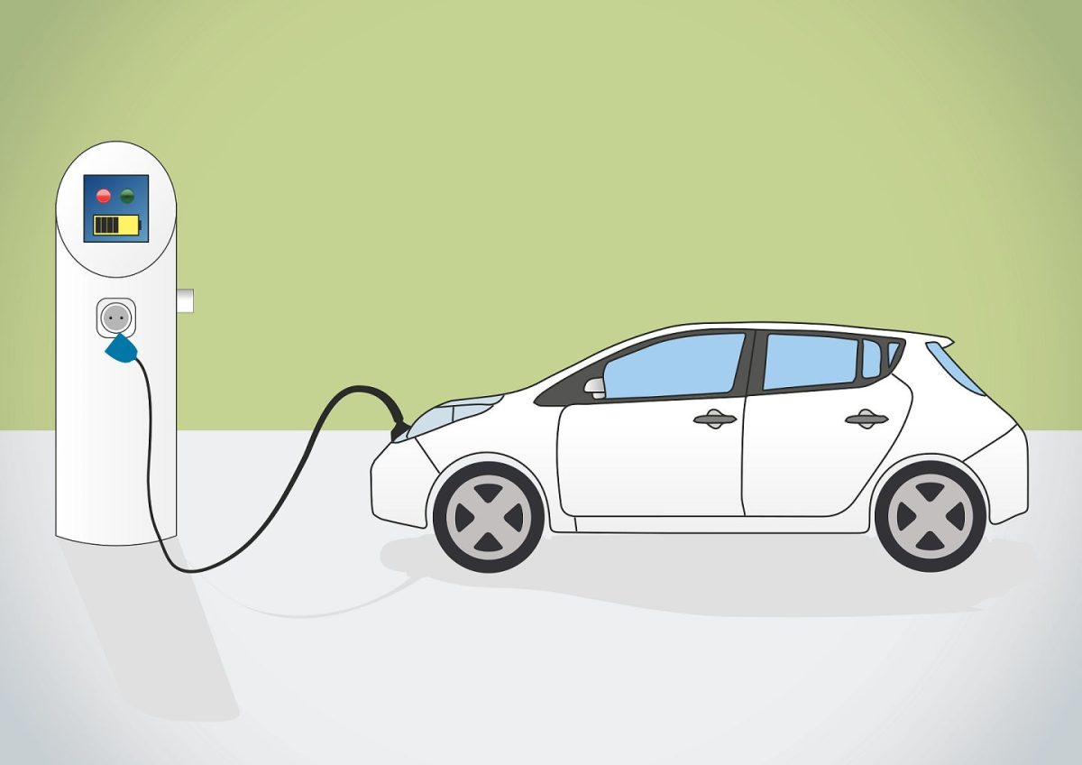 Borne de recharge électrique voiture