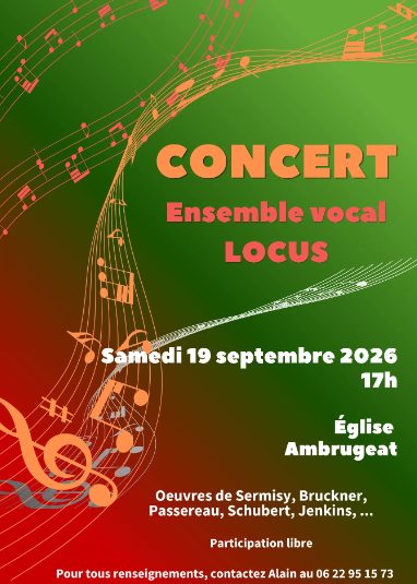 Concert ensemble vocal Locus