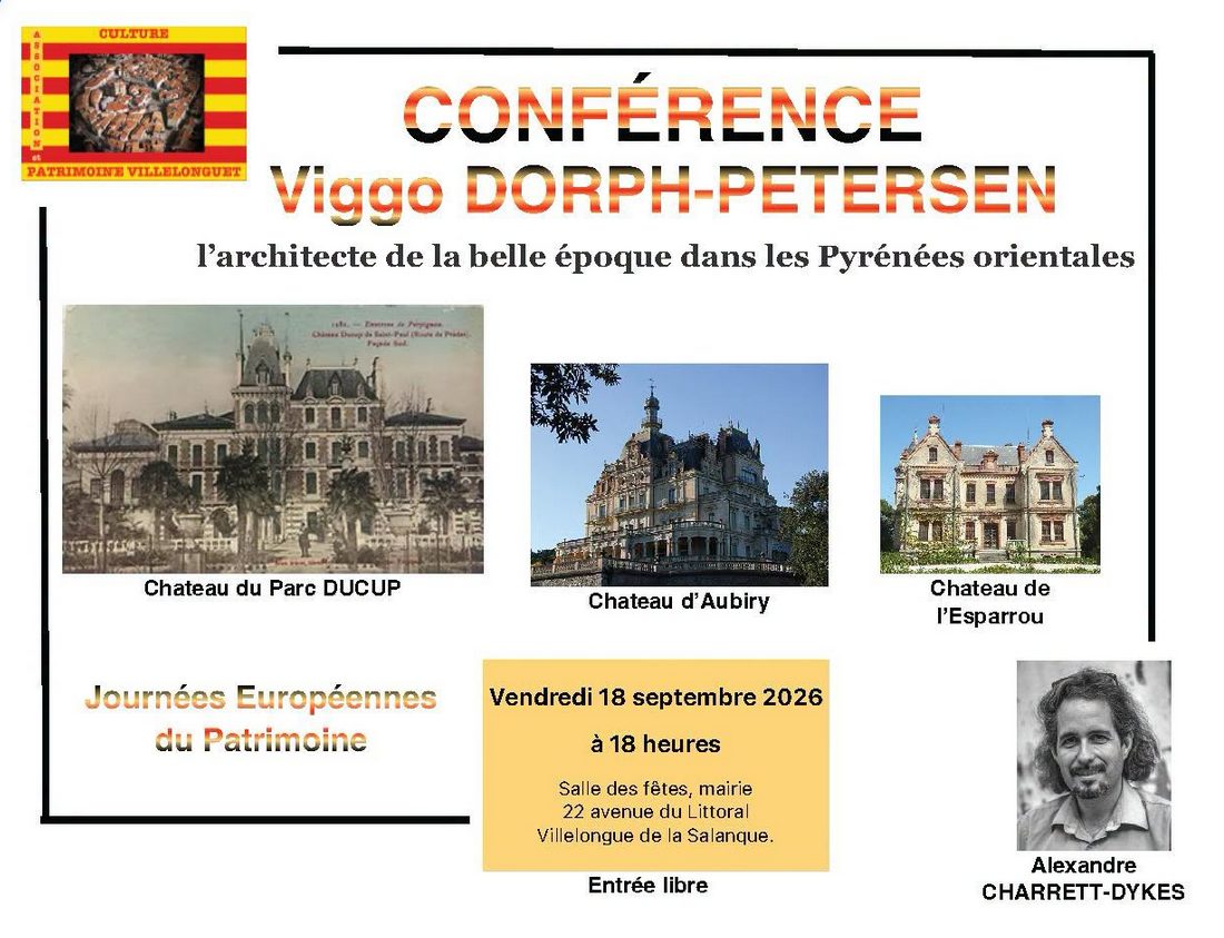 JOURNÉES DU PATRIMOINE - CONFÉRENCE