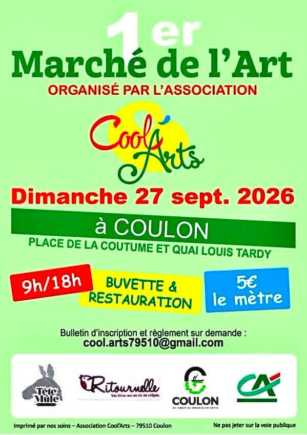 Marché de l'art à Coulon