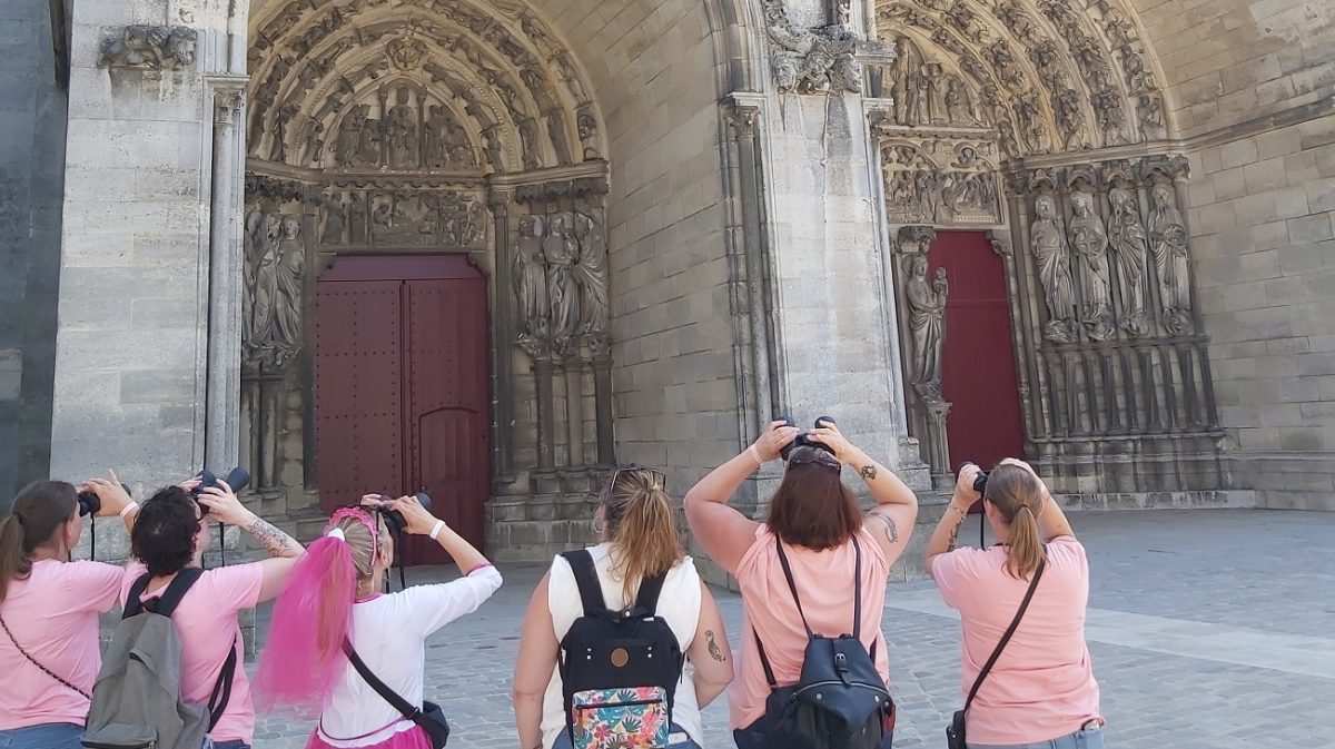 Visite à Laon : "Visite de la cathédrale… aux jumelles"