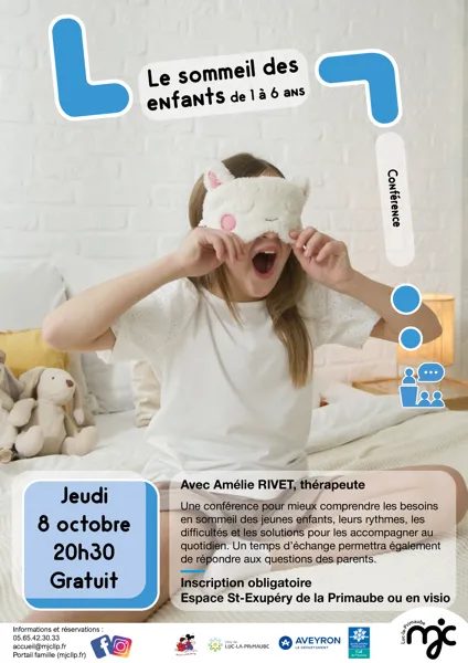 Conférence : le sommeil des enfants