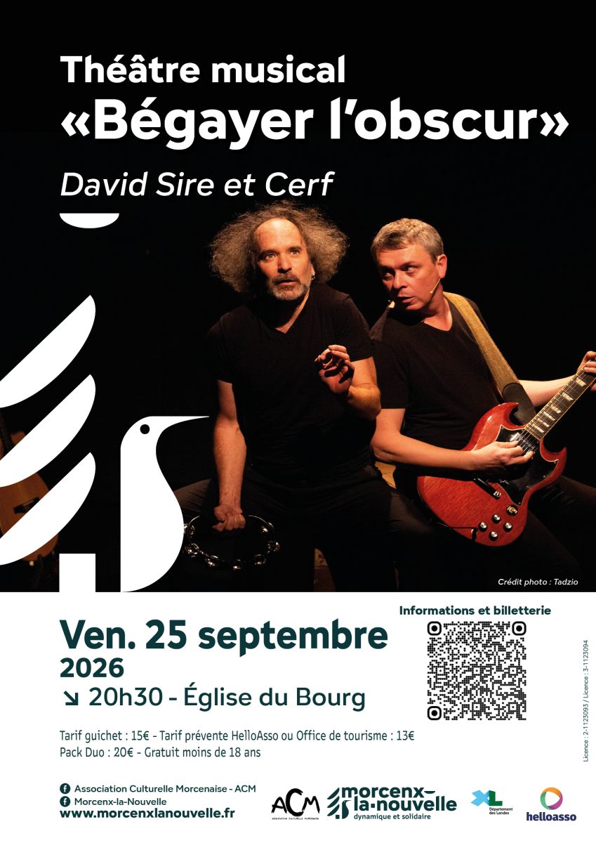 "Bégayer l'obscur" - Association Culturelle Morcenaise