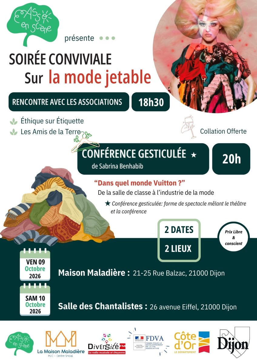 Soirée conviviale sur la mode jetable