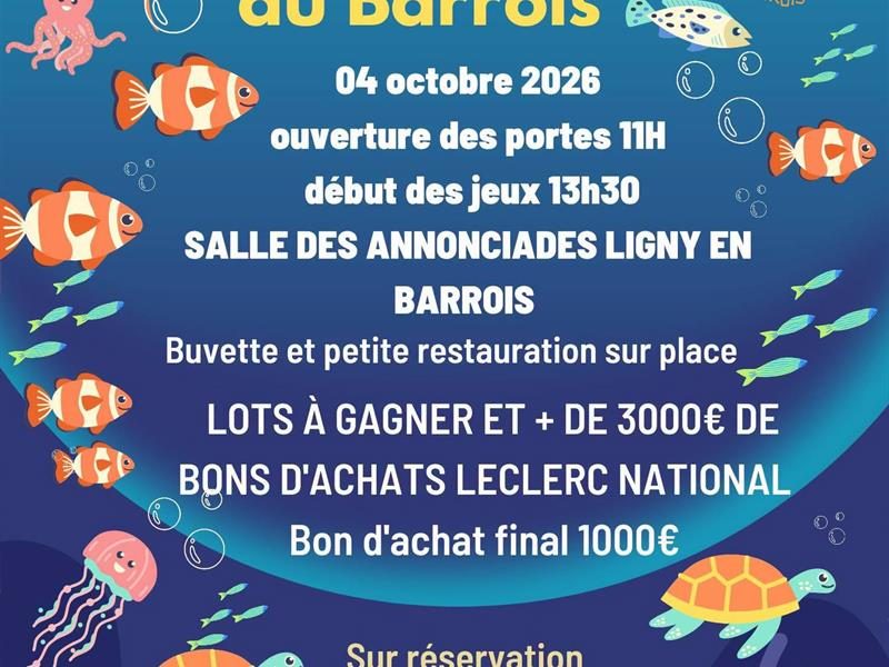 Loto du Centre de Plongée du Barrois