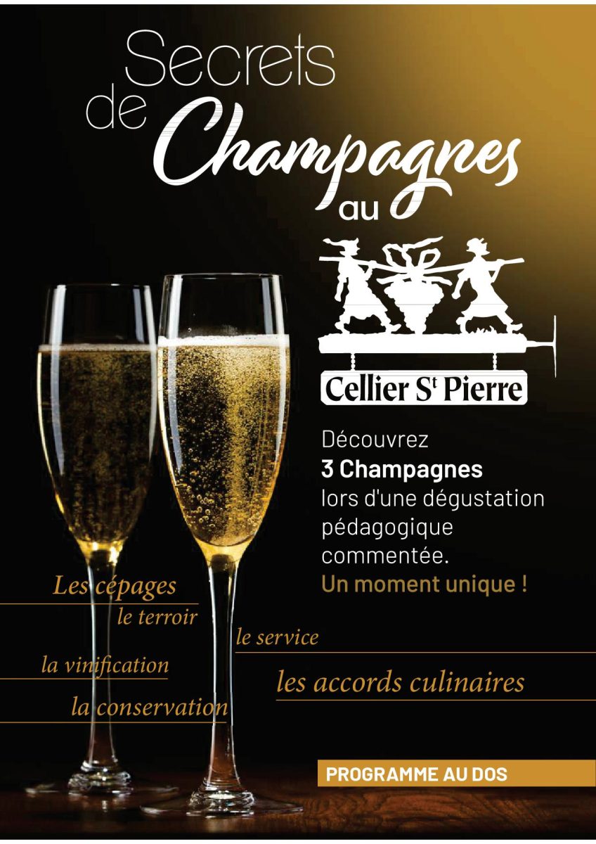 Secrets de Champagne au Cellier Saint Pierre