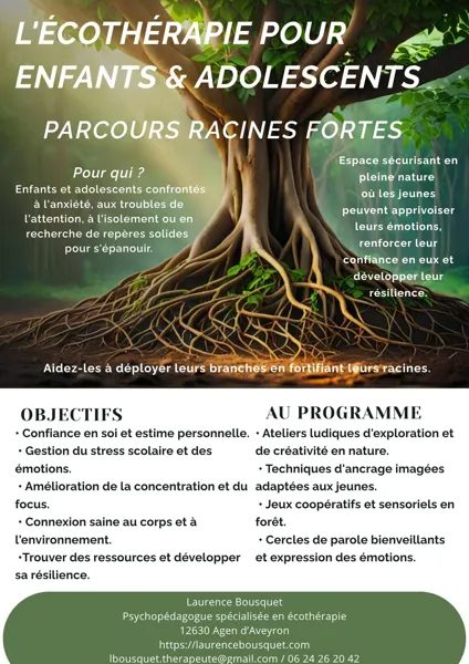 Ecothéarapie pour enfants & adolescents