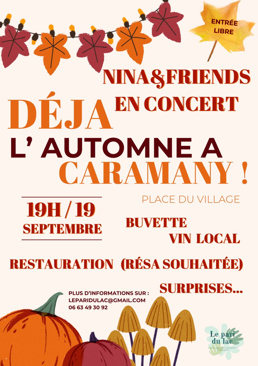 FÊTE DE L'AUTOMNE - CARAMANY