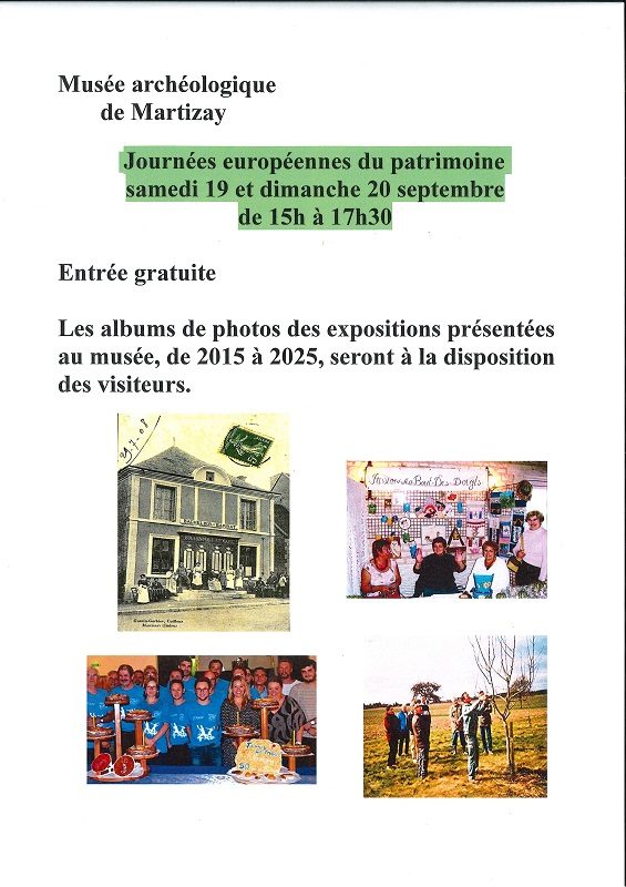 Journée du patrimoine au Musée de Martizay