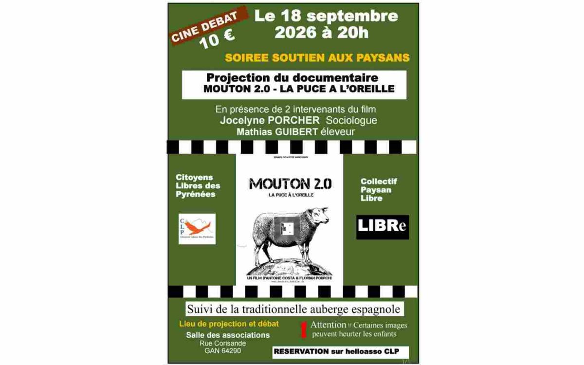 Ciné débat : Soirée soutien aux paysans