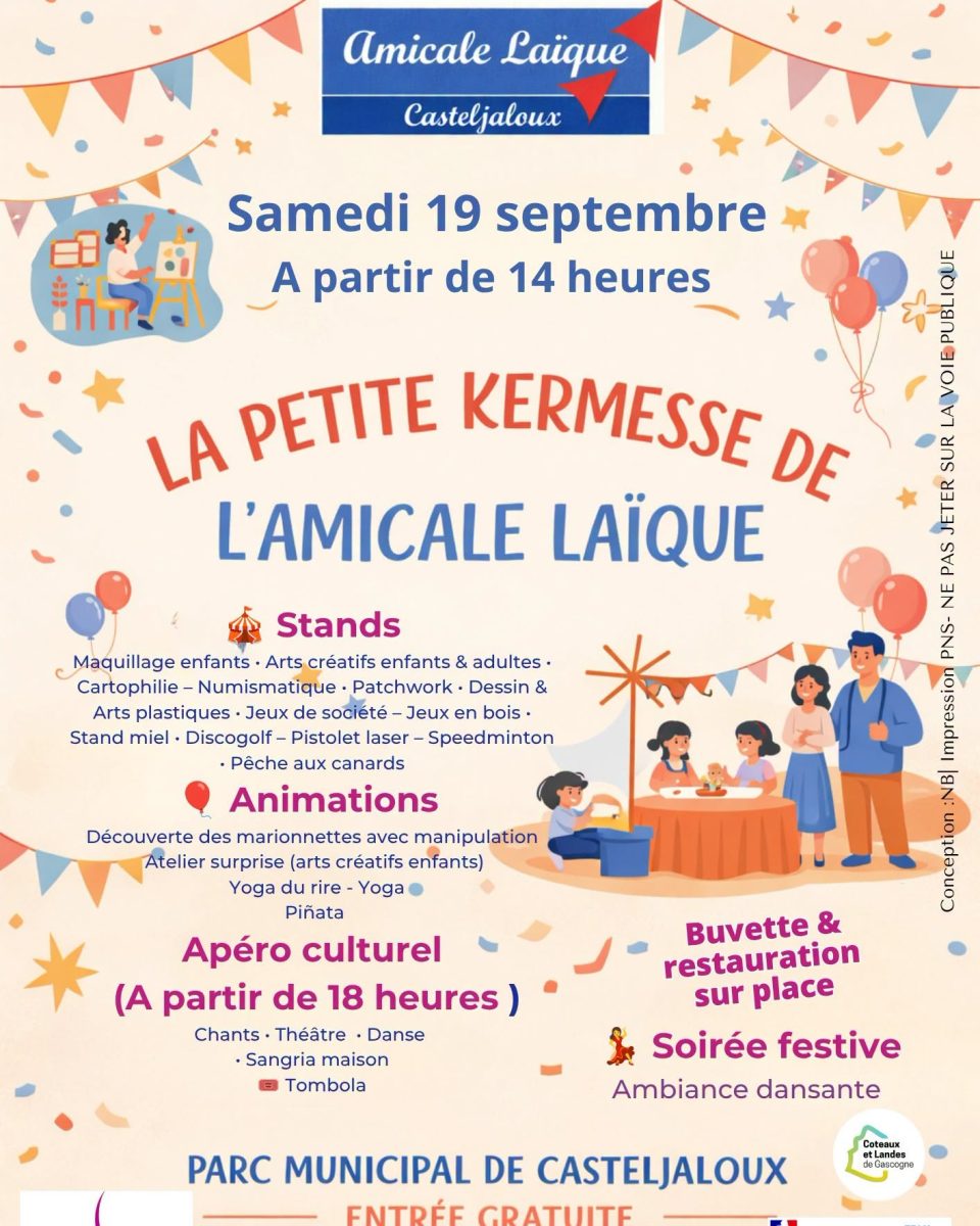 La petite kermesse de l'Amicale Laïque