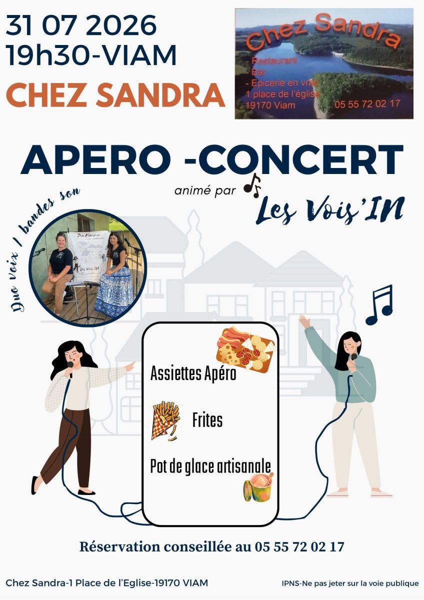 Apéro Concert Les Vois'In chez Sandra