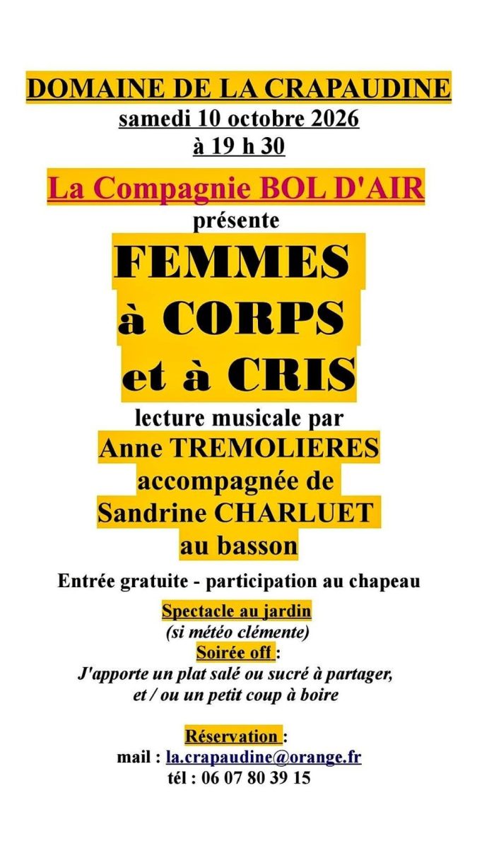 Lecture musicale Femmes à corps et à cris