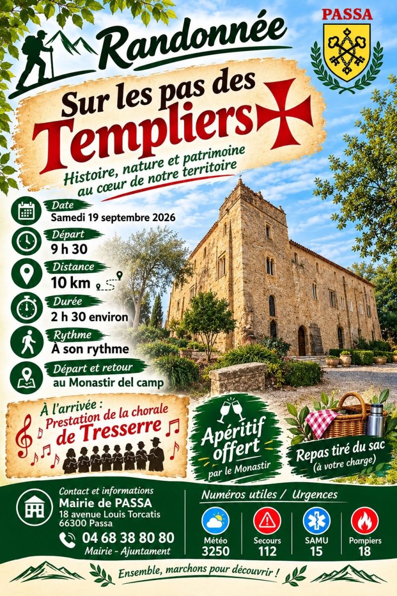 RANDONNÉE SUR LES PAS DES TEMPLIERS