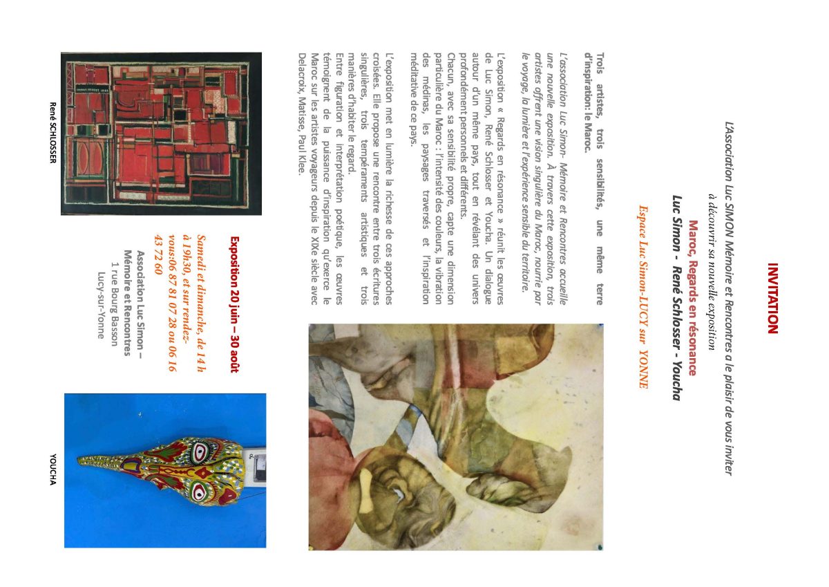 Exposition "Mémoires et Rencontres" : Maroc, Regards en résonance