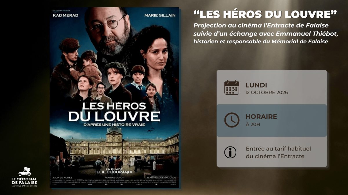 Projection "Les Héros du Louvre" suivie d'un échange avec Emmanuel Thiébot