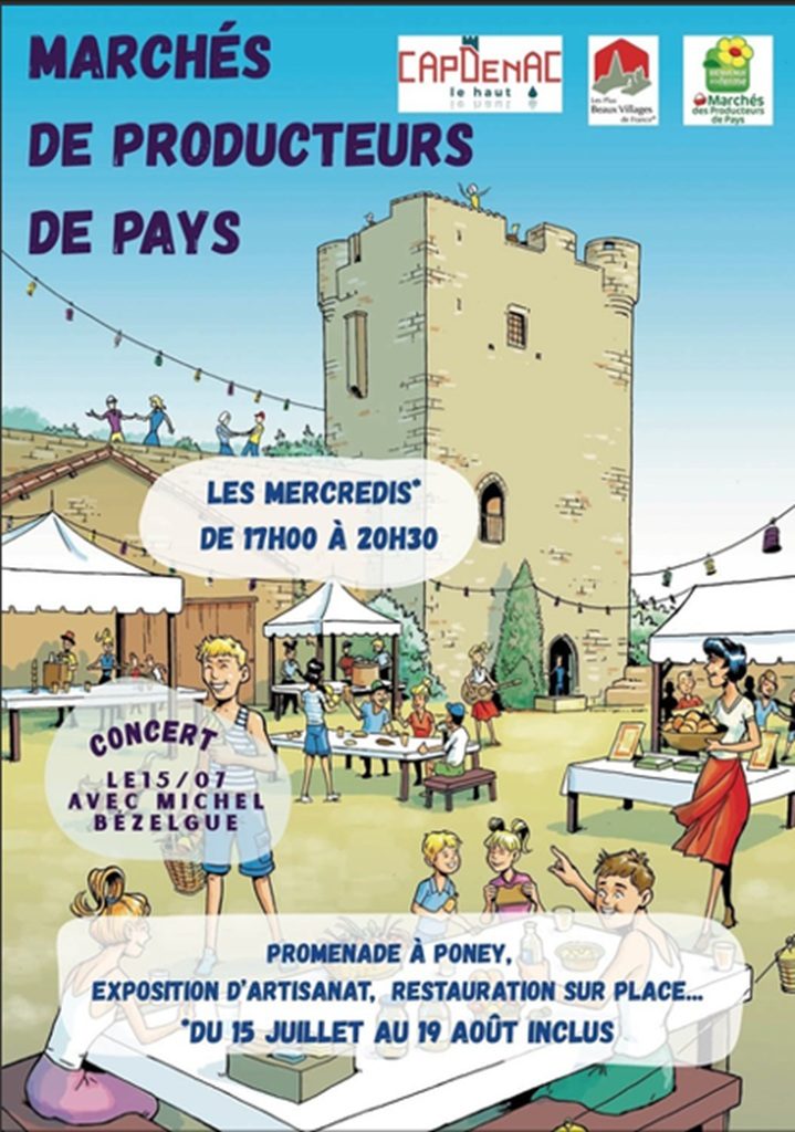 Marché de producteurs de pays à Capdenac le haut