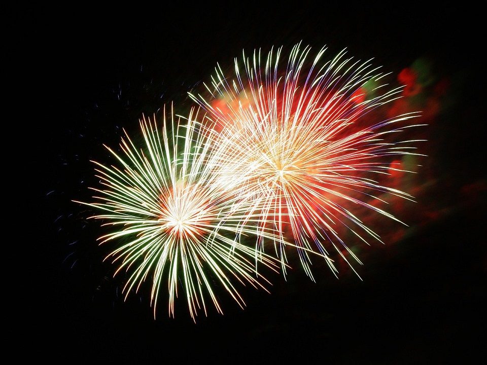 Feu d'artifice à Castelfranc