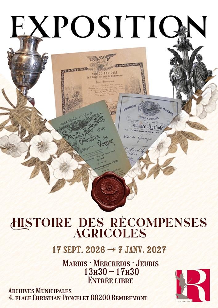 Exposition : Histoire des récompenses agricoles