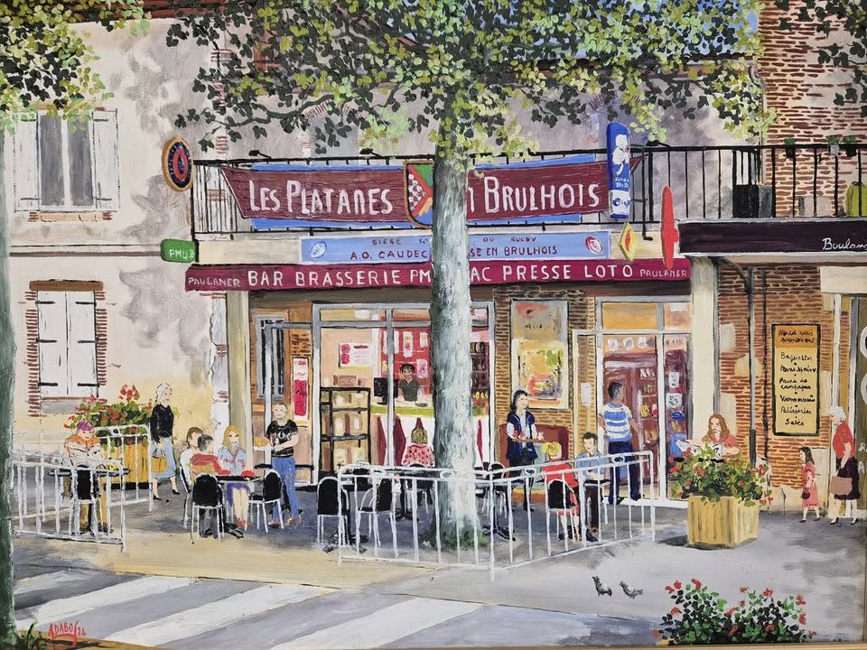 Brasserie des Platanes en Brulhois