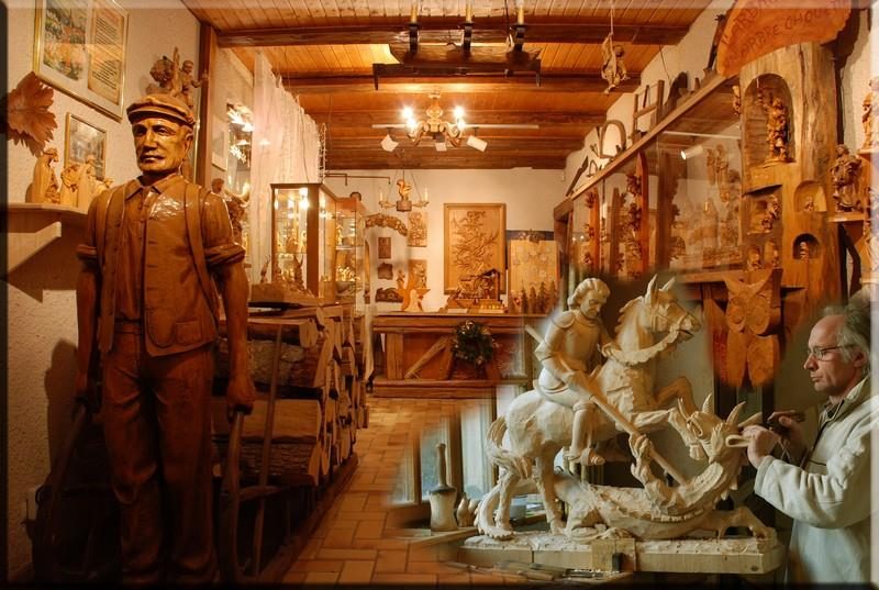 Atelier de sculpture sur bois - Famille Bosshardt