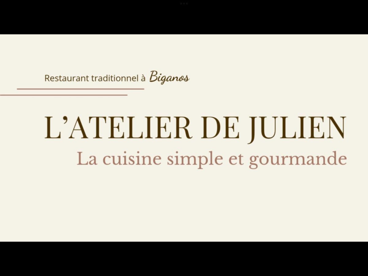 Atelier de Julien