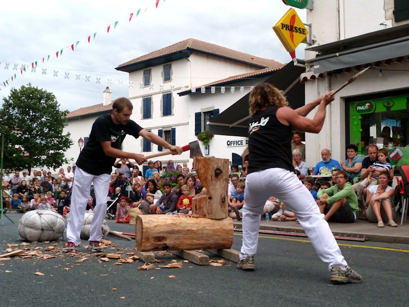 Démonstration de jeux et sports traditionnels basques