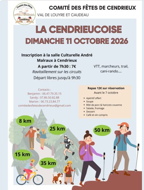 Randonnée La Cendrieucoise 2026