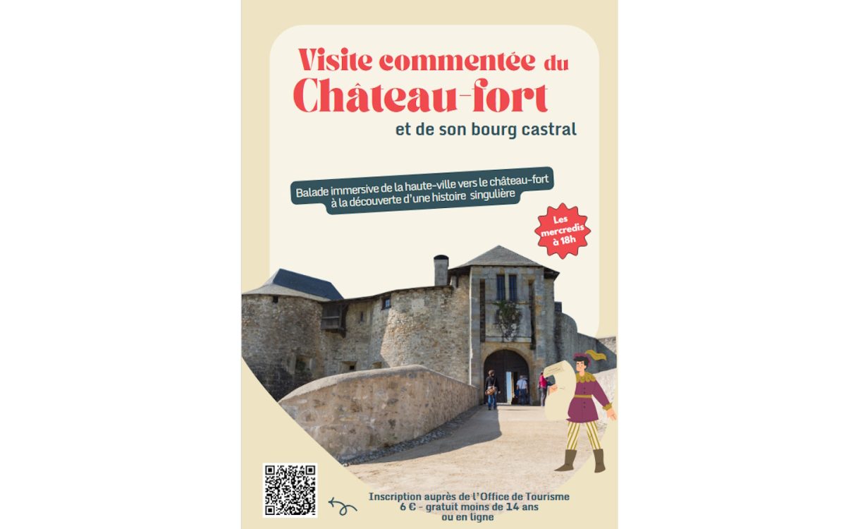 Visite guidée du château fort de Mauléon et son bourg castral