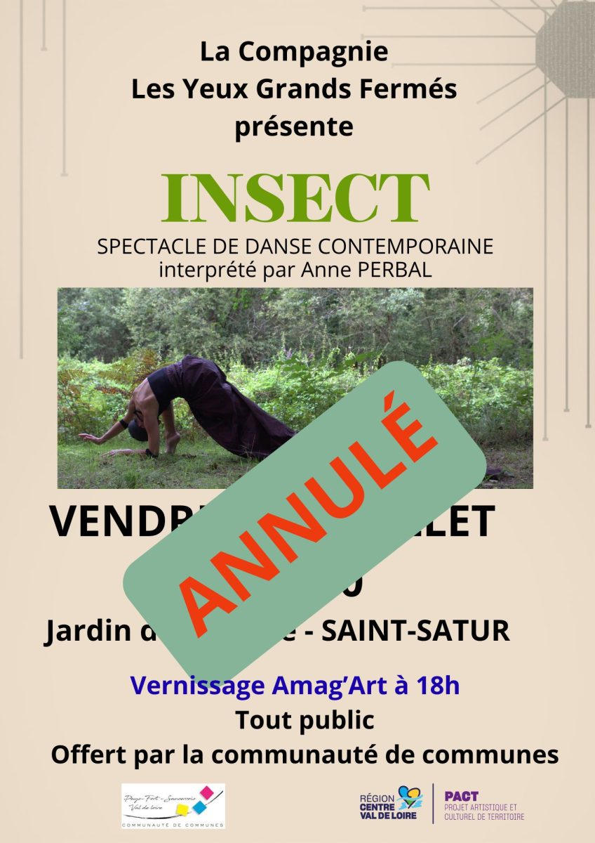Concert avec Vincent Kaltéro car  Spectacle Insect annulé