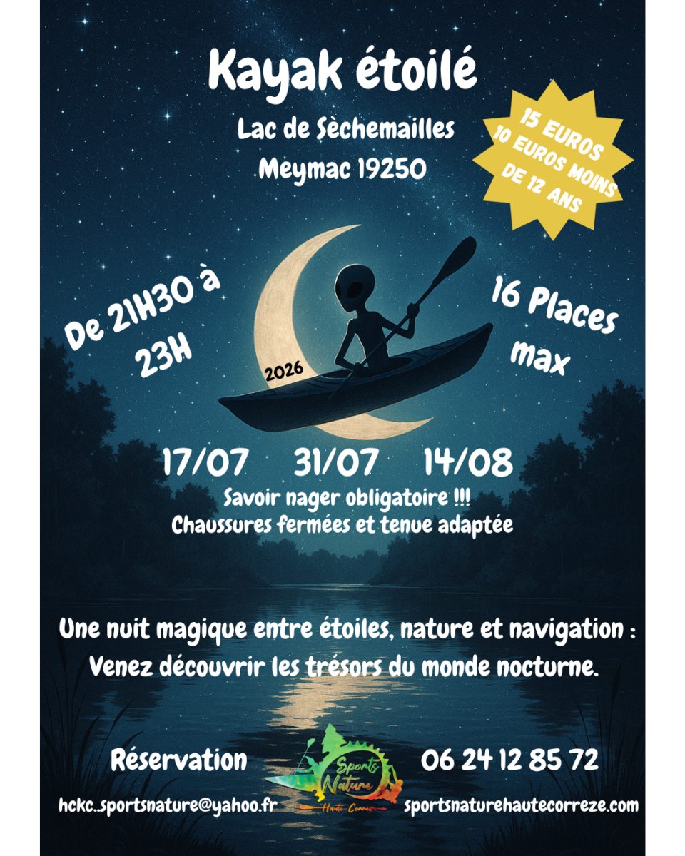 Kayak étoilé