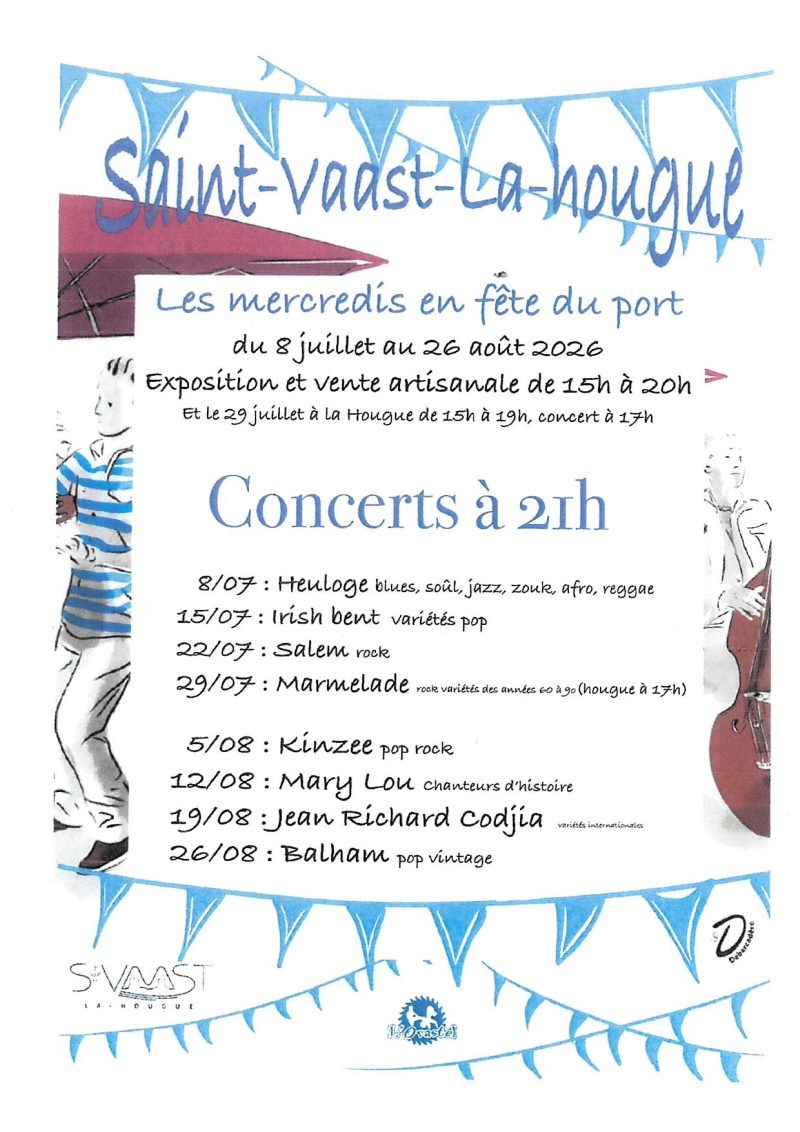Les Mercredis en fête du port : vente artisanale et concert