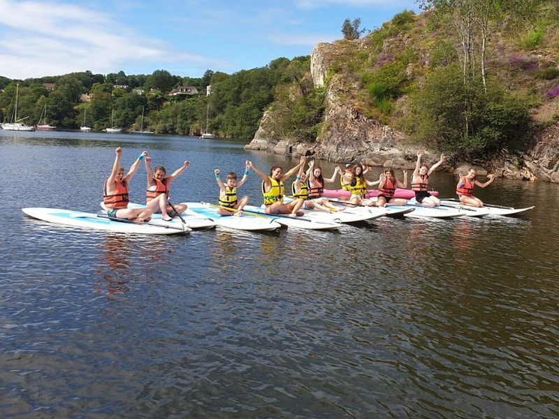 Paddle à la base de plein air d'Eguzon