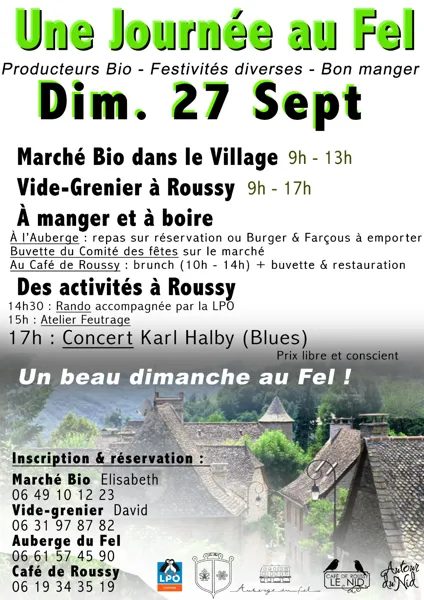 Marché de producteurs bio et locaux et vide grenier