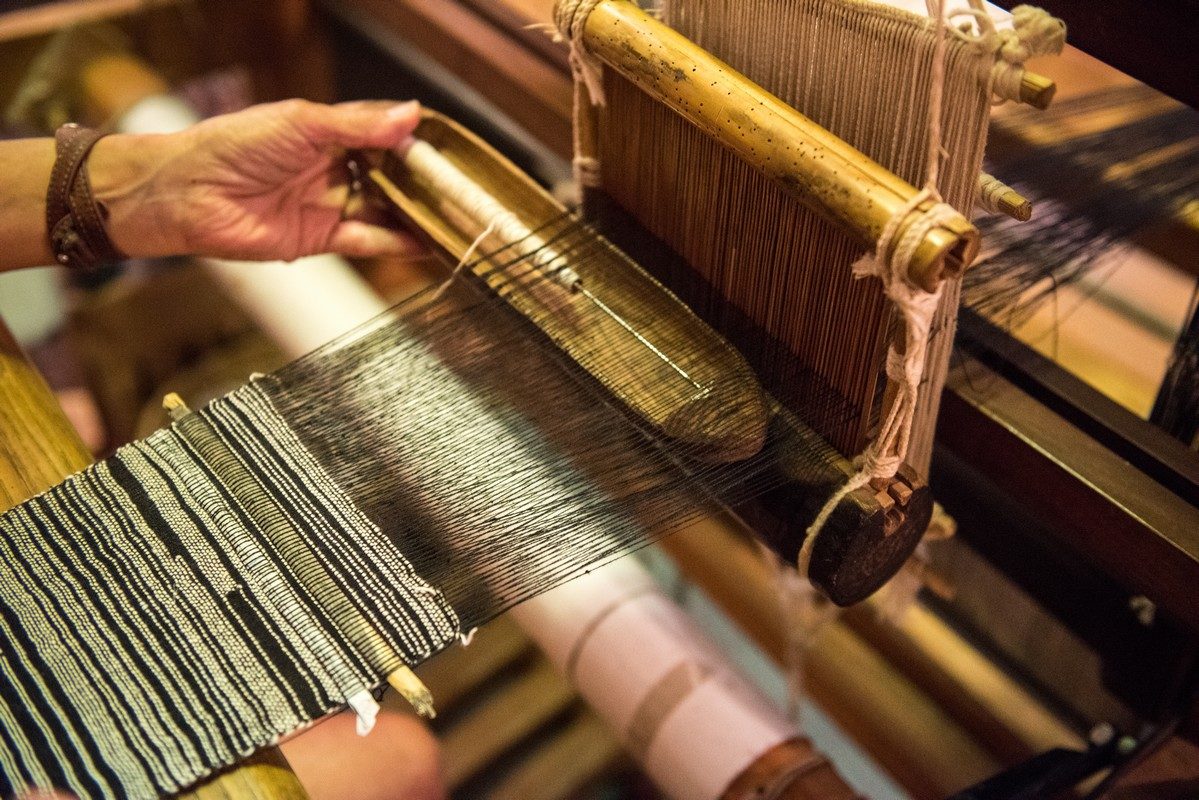 L'atelier de tissage