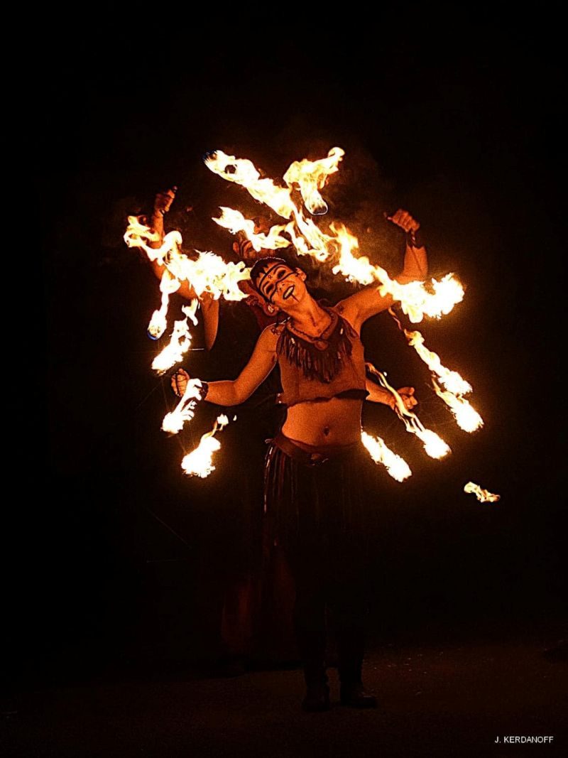 Visite théâtralisée et soirée feu nocturne