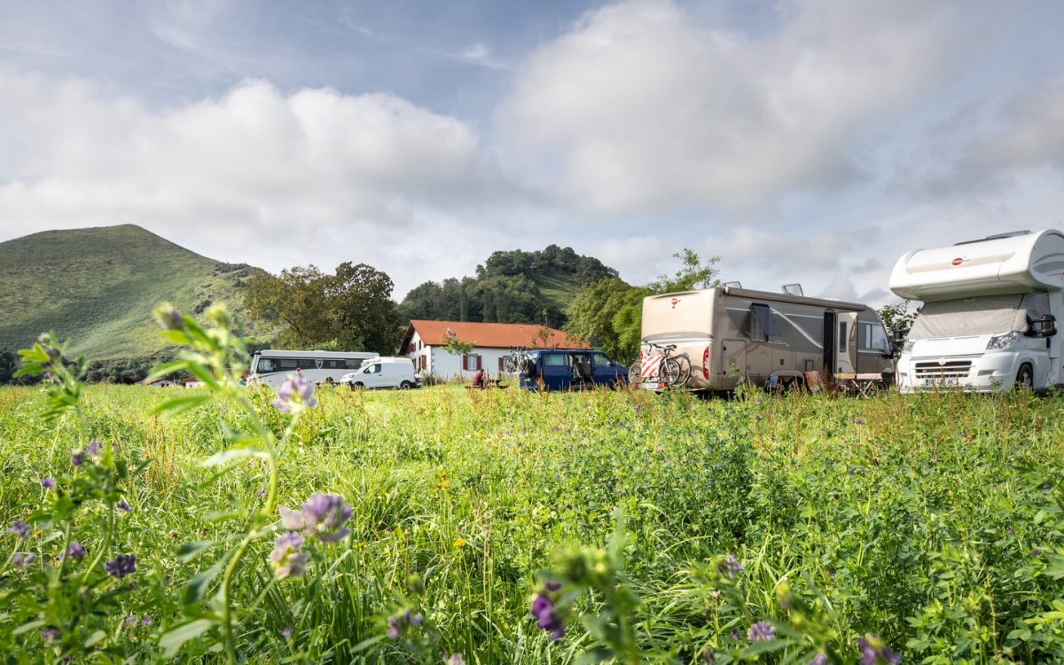 Aire de camping car de la ferme Agerria