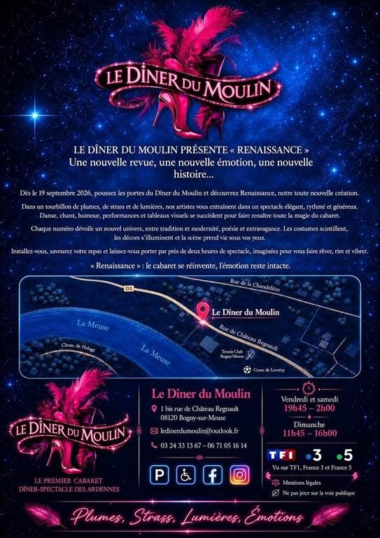 Le Diner du Moulin présente "Renaissance"