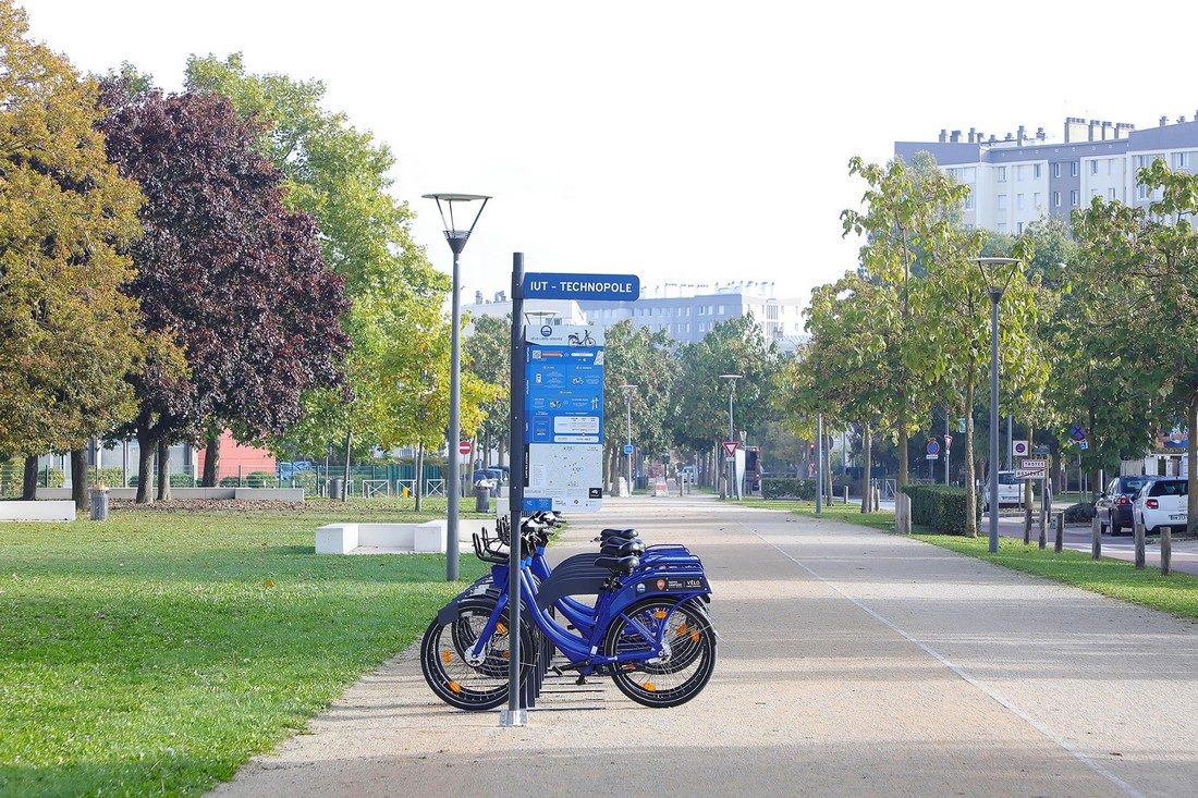 Le Marcel à vélo : le vélo libre-service à assistance électrique - Station IUT / Technopole