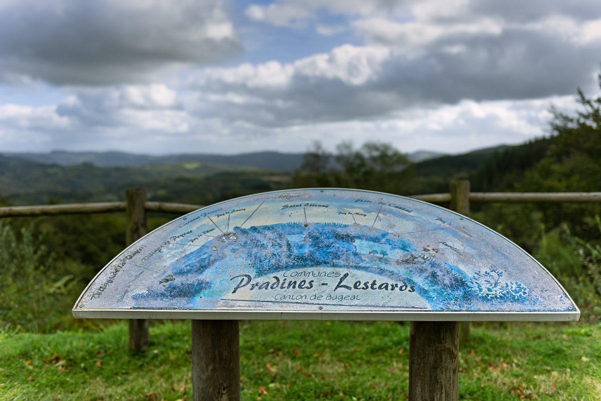 Table d'orientation du col de Lestards