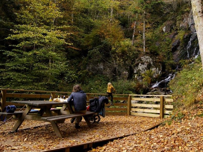 Aire de pique-nique de la cascade