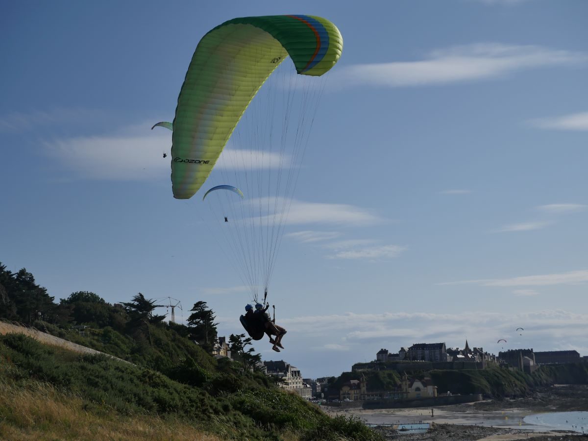 Parapente en Baie