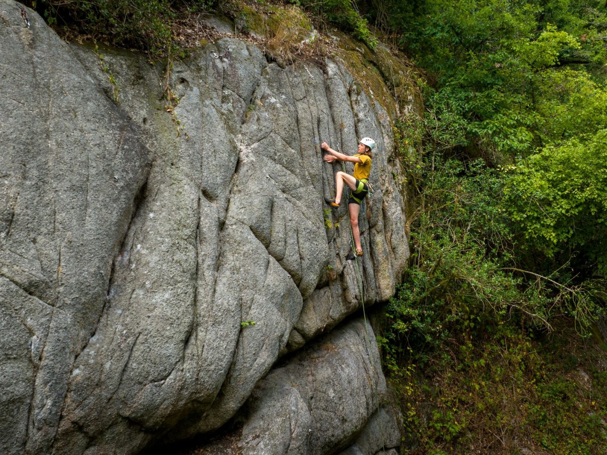 Escalade dans les Gorges de Narvau