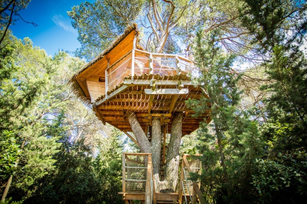 Les cabanes perchées de l'Arbousier - Tourterelle