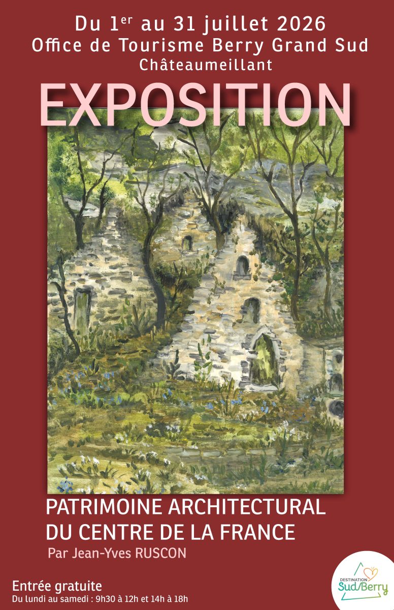 Exposition Patrimoine Architectural du centre de la France par JeanYves Ruscon