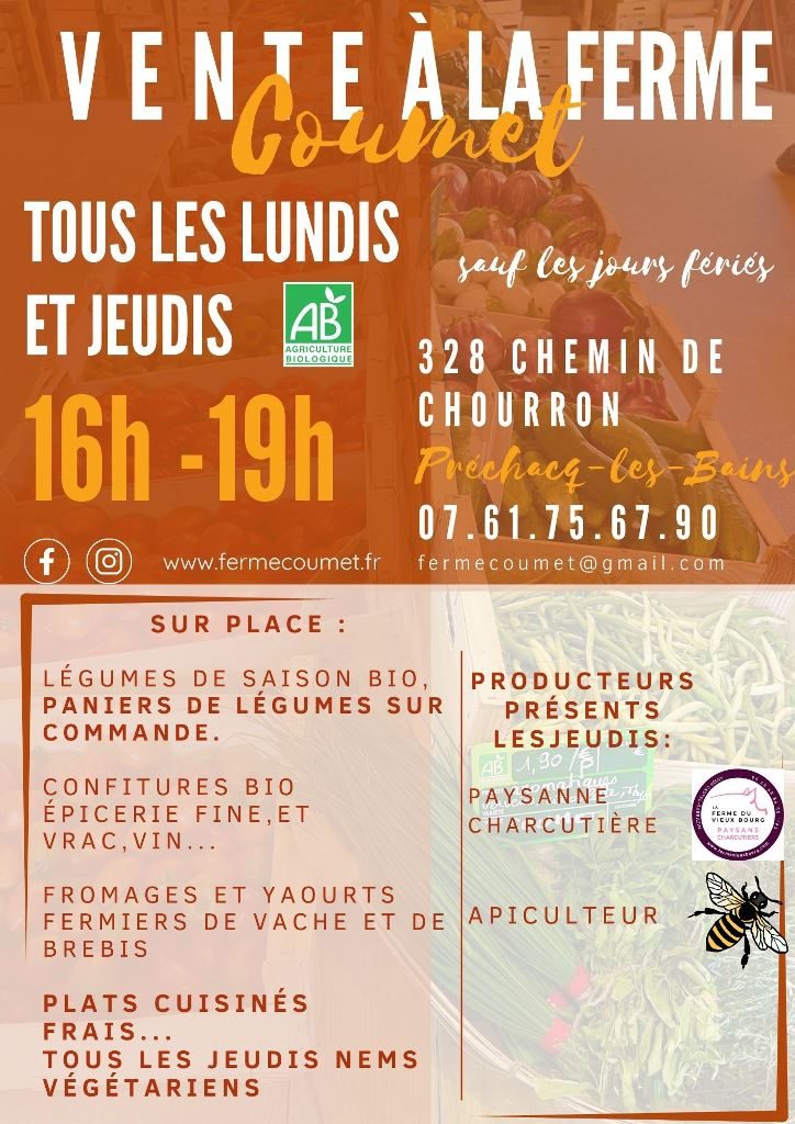 Marché vente à la ferme